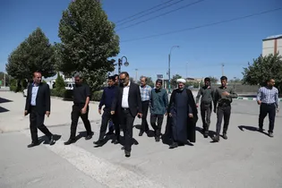 بازدید کارکنان آستان قدس رضوی از مؤسسه موقوفه خدمات زائر