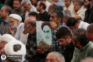 مراسم سالگرد ارتحال امام خمینی (ره) در حرم مطهر رضوی