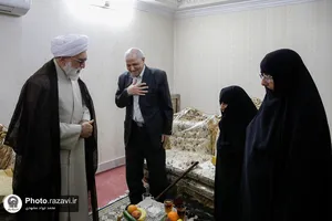 دیدار تولیت آستان قدس رضوی با خانواده معظم شهدا