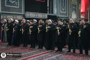 آئین خطبه&zwnj;خوانی شب عاشورا در حرم مطهر رضوی
