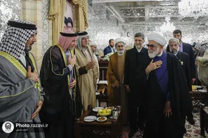 دیدار تولیت آستان قدس رضوی با شیوخ عشایر عراق
