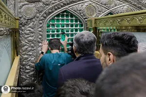 تشرف وزير کشور جمهوری اسلامی پاكستان به حرم مطهر رضوی