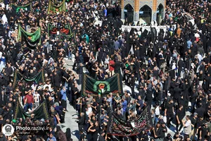 عزاداری روز شهادت امام رضا علیه&zwnj;السلام در حرم مطهر رضوی