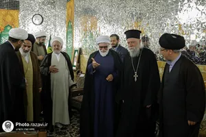دیدار شرکت کنندگان کنگره جهانی حضرت رضا علیه&zwnj;السلام با تولیت آستان قدس رضوی