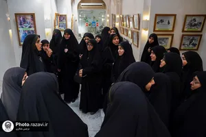 بازدید پرسنل انتظامات خواهران حرم مطهر رضوی از موزه مردم&zwnj;شناسی و رواق خدمت حرم امام رضا (ع)
