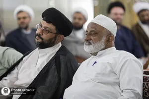 دیدار مهمانان همایش یکصدمین سالگرد بازتأسیس حوزه علمیه قم با تولیت آستان قدس رضوی