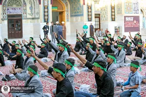 مراسم عزاداری ابناء الرضا در حرم مطهر رضوی