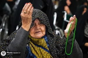 تشرف گروهی زائرین توان&zwnj;یاب به حرم مطهر رضوی