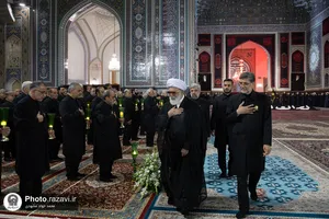 آیین خطبه&zwnj;خوانی شب شهادت امام رضا علیه&zwnj;السلام در حرم مطهر رضوی-1