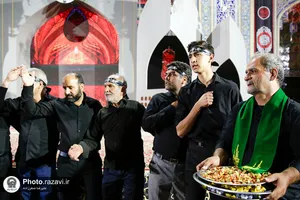 عزاداری هیأت&zwnj;های مذهبی استان خراسان جنوبی در حسینیه حرم