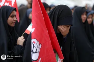 آیین نواختن زنگ مهر رضوی

