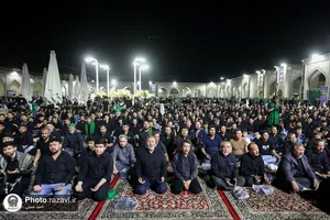 عزاداری هیأت&zwnj;های مذهبی مهاجرین افغانستانی در حرم مطهر رضوی