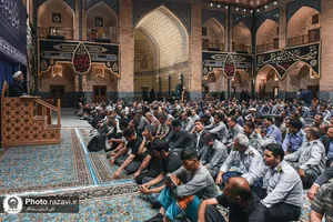 تشرف جمعی از کارکنان حمل و نقل عمومی مشهد مقدس