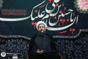 عزاداری هیئت دانشجویی در حرم مطهر رضوی