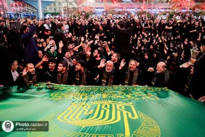 عزاداری کاروان سفیران امام رئوف علیه&zwnj;السلام در بین&zwnj;الحرمین