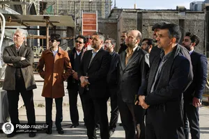 بازدید مسئولین حراست از پروژه های عمرانی