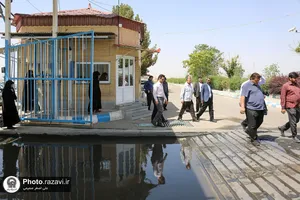 بازدید کارکنان و خدام حرم مطهر از شرکت فرآورده&zwnj;های لبنی رضوی