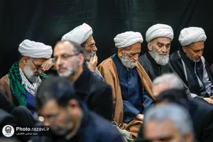 مجلس روضه فاطمیه در حرم مطهر رضوی-2