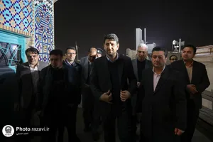 بازدید وزیر ارتباطات و فناوری اطلاعات از دکل&zwnj;های مخابراتی حرم مطهر رضوی