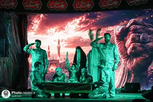 نمایش آیینی &laquo;قائد&raquo;