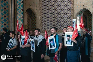 تشرف زائران جمهوری آذربایجان به حرم مطهر رضوی