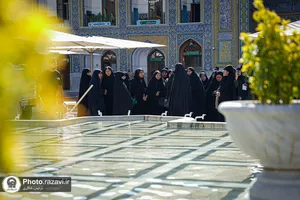 بازدید خواهران خدمه حرم مطهر رضوی از بخش&zwnj;های مختلف حرم امام رضا علیه&zwnj;السلام