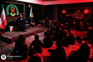 محفل عزاداری مکبرین نوجوان حرم مطهر رضوی