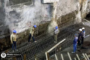 بازدید مهندسان معماری استان خراسان رضوی از پروژه های عمرانی حرم مطهر