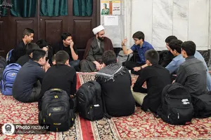 اعتکاف دانش &zwnj;آموزان مدارس امام رضا علیه&zwnj;السلام