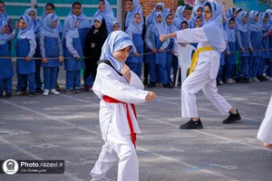 المپیاد ورزشی دانش&zwnj;آموزان دختر دبستان امام رضا علیه&zwnj;السلام