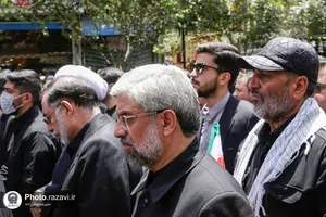 بدرقه و تشییع پیکر شهدای حملات رژیم صهیونیستی در مشهد