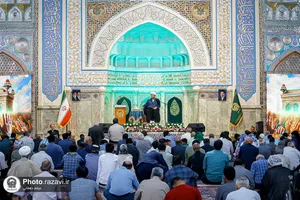 مراسم بزرگداشت روز ولادت امام حسن عسکری علیه&zwnj;السلام در حرم مطهر رضوی