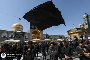 عزاداری شهادت امام رضا علیه السلام در حرم مطهر رضوی