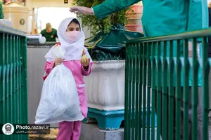 پذیرایی خادمیاران استان آذربایجان غربی از زائرین حرم مطهر رضوی