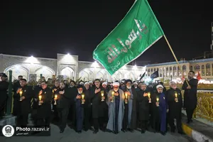 آئین شام غریبان شهادت امام رضا(ع) در حرم مطهر رضوی