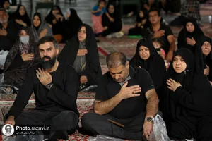 عزاداری دهه آخر صفر در حرم مطهر رضوی