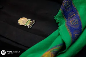 تشییع پیکر حاج سید رضا موید خراسانی در حرم مطهر رضوی