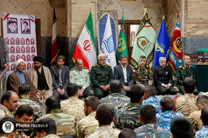 بزرگداشت مقام سرباز در حرم مطهر رضوی 