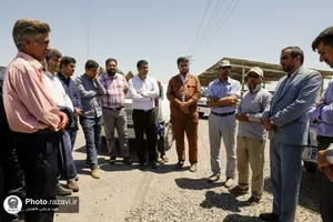 بازدید دهیاران شهرستان کلات از مزرعه نمونه