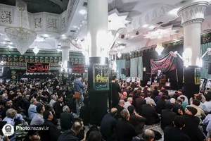 حضور تولیت آستان قدس رضوی در مراسم عزاداری افغانستانی&zwnj;های مقیم مشهد