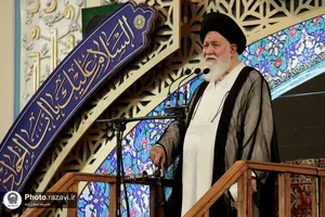 اقامه نماز عید قربان در حرم مطهر رضوی