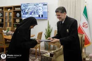 دیدار دو خیر هندی با قائم مقام تولیت آستان قدس رضوی