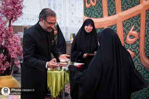 جشن &laquo;امیرة الصبر و الرحمة&raquo; در حرم مطهر رضوی