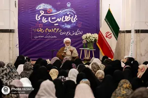 حضور تولیت آستان قدس رضوی در جمع معتکفین رمضانیه
