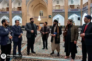 بازدید مسئولین اداره میراث فرهنگی و گردشگری هرات افغانستان از حرم مطهر رضوی