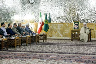 دیدار اساتید دانشگاه هنر تهران با تولیت آستان قدس رضوی