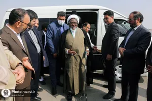 ورود شیخ ابراهیم زکزاکی به مشهد