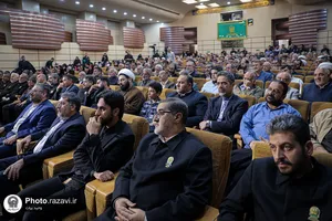آیین تجلیل از مجید مجیدی در حرم مطهر رضوی

