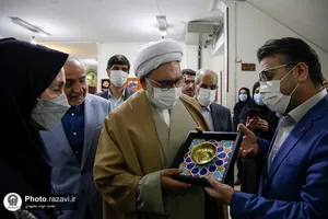 بازدید تولیت آستان قدس رضوی از موسسه توانبخشی همدم