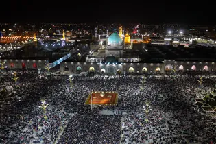 مراسم احیا شب بیست و یکم ماه مبارک رمضان در حرم مطهر رضوی - 3